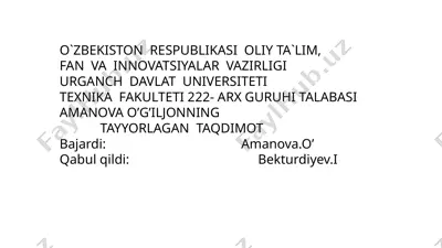 yevropa restoranlari arxitekturasi: tarix va uslublar — PPTX
