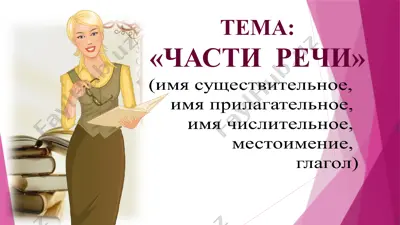 "части речи" — PPTX