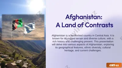 afghanistan: a land of contrasts — PPTX
