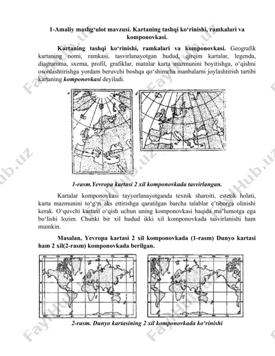 geografik kartalar tayyorlash — DOC