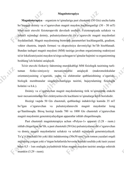 magnitotеrapiya — DOCX
