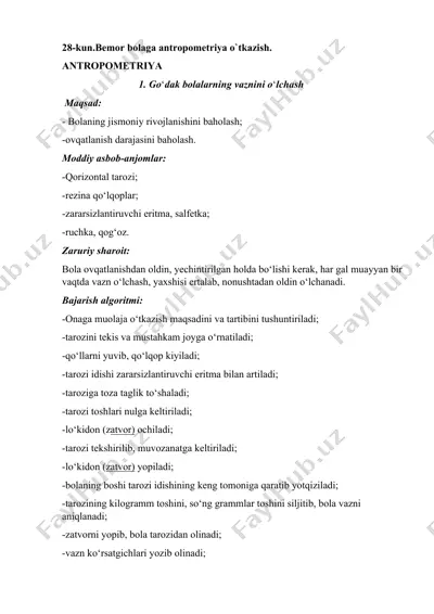 antropometriya — DOCX
