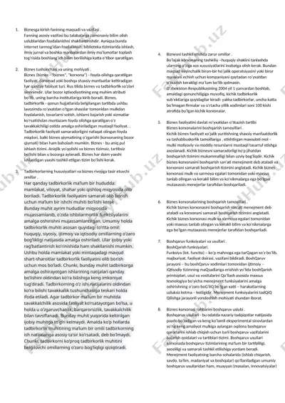 biznesga kirish fanining maqsadi va vazifasi — DOCX