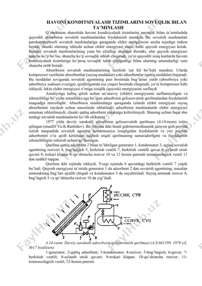 havoni konditsiyalash tizimlari — DOCX