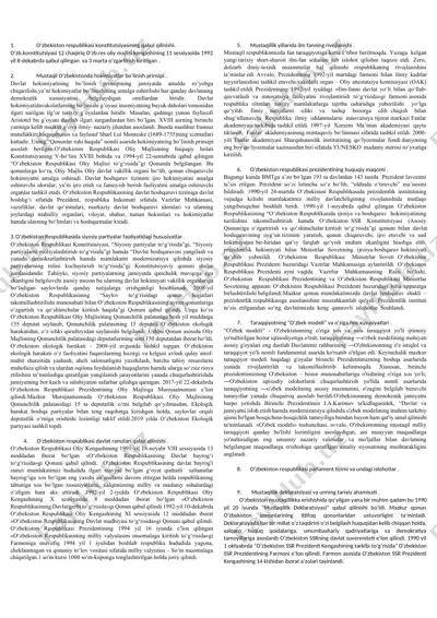 o'zbekiston respublikasi konstitutsiyasi — DOCX