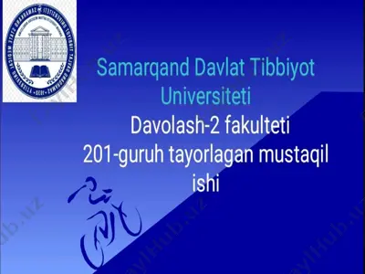 davolash-2 fakulteti — PPT