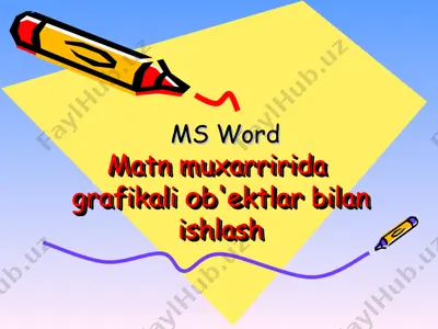 ms word — PPT