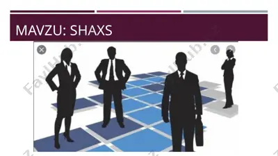 shaxsning faollik va motivatsiyasi — PPT