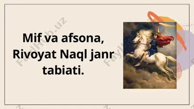 miflar va afsonalar — PPTX