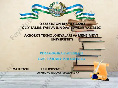 oila pedagogikasi va uning milliy o'ziga xos xususiyatlari.korreksion pedagogika asoslari — PPTX