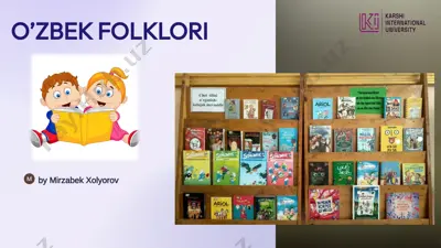 o'zbek xalq og'zaki ijodi — PPTX