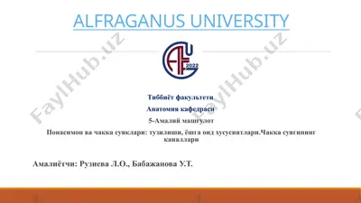 понасимон ва чакка суяклари: тузилиши, ёшга оид хусусиятлари. чакка суягининг каналлари — PPTX
