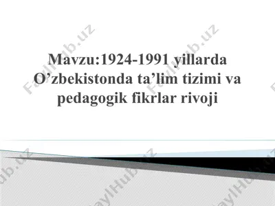pedagogika tarixi — PPTX
