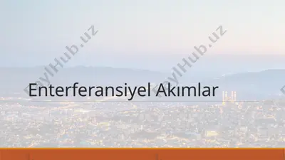enterferansiyel akımlar — PPTX