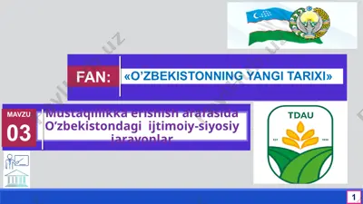 toshkent irrigatsiya va qishloq/xo'aligini mexanizatsiyalash muhandislari institut — PPTX