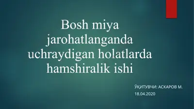 boshmiyashikastlari — PPTX