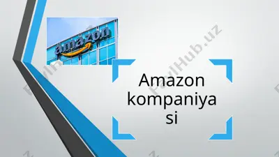 amazon kompaniyasi tarixi — PPTX
