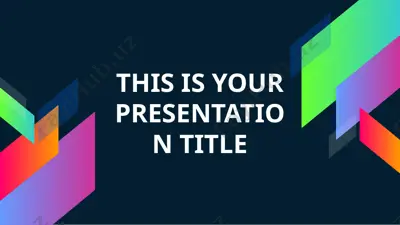 presentation template "this is your presentation title" — PPTX