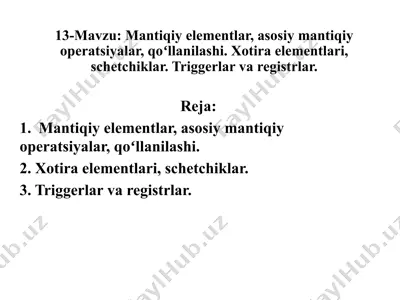 elektr qurilmalari — PPTX