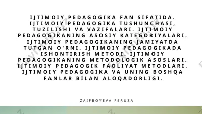 ijtimoiy pedagogika — PPTX