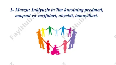 inklyuziv ta’lim kursi — PPTX
