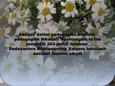 dadaxanova muxtasar — PPTX