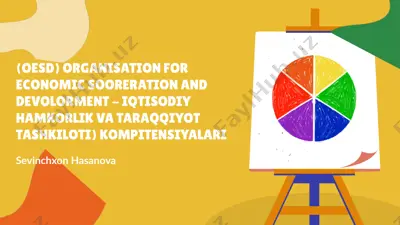 oesdning asosiy vazifalari va faoliyat sohalarini tushuntirish — PPTX