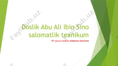 antropometriya oʻlchov usullari — PPTX