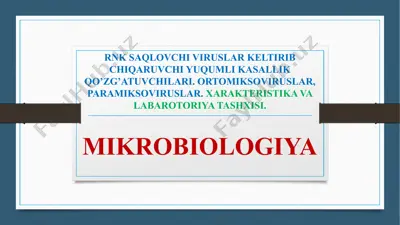 mikrobiologiya — PPTX