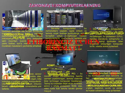 zamonaviy kompyuterlarning turlari — PPTX