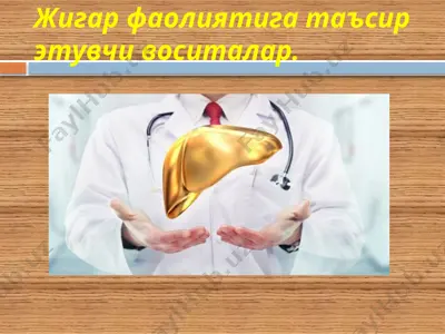 жигарфаолиятигатаъсирэтувчивоситалар — PPTX