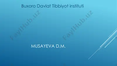 markaziy nerv sistemasiga ta'sir etuvchi dori vositalar — PPTX