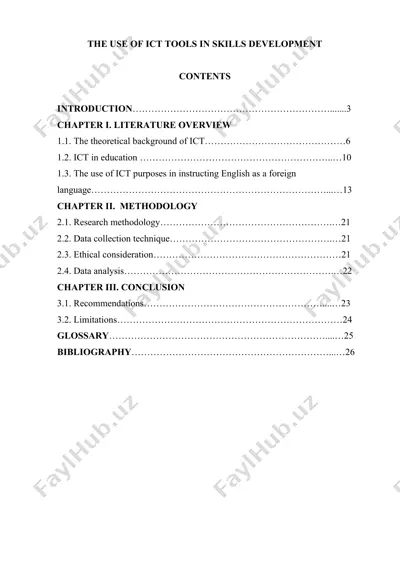 the use of oct tools in skills development — DOCX