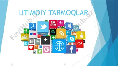 ijtimoiy tarmoqlar — PPTX