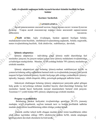 ijtimoiy adaptatsiya — DOCX
