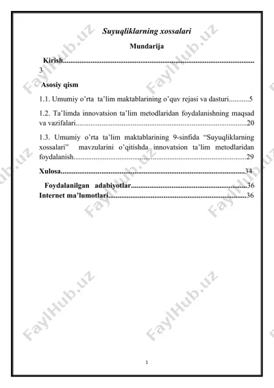 suyuqliklarning xossalari — DOCX