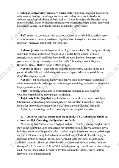 axborot jamiyati tushunchasi — PDF