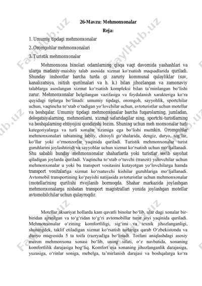 mehmonxonalar — PDF