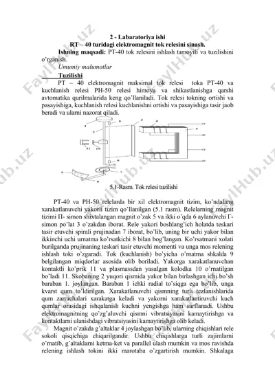pt-40 elektromagnit tok relesi — PDF