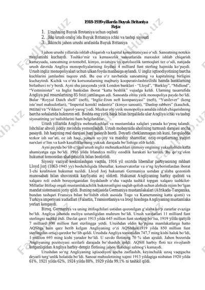 buyuk britaniya sanoati olti yirik monopoliyasi — PDF