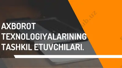 axborot texnologiyalarining tashkil etuvchilari — PDF