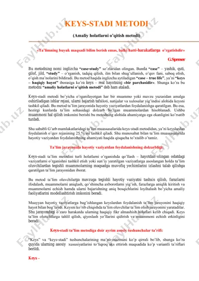 keys-stadi metodi — PDF