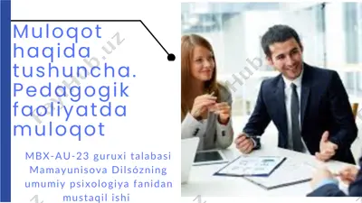 muloqot — PDF