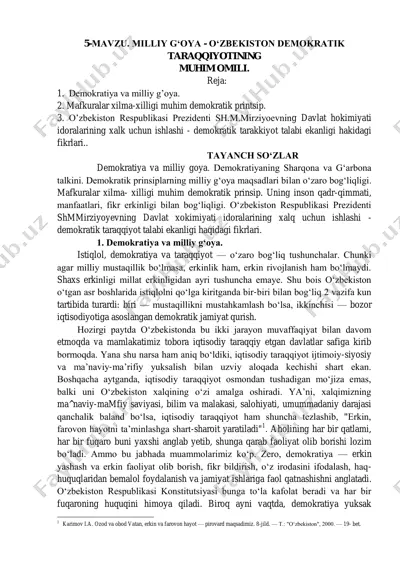 milliy g‘oya va demokratiya — PDF
