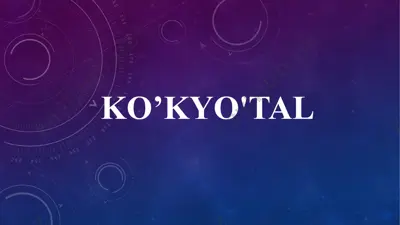 ko’kyo’tal — PPTX