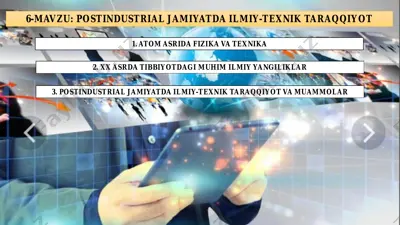 postindustrial jamoyatda ilmiy-texnik taraqqiyot — PDF