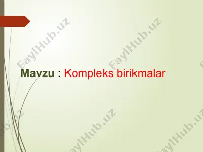 tavsifi: — PPTX