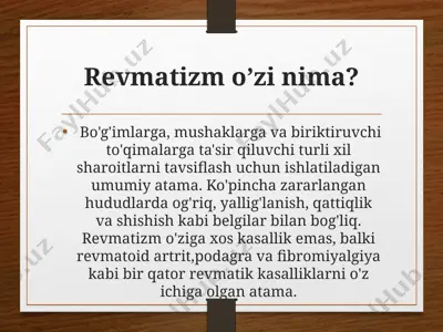 revmatizm — PPTX