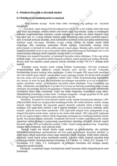 metallarni kiryalash va kiryalash stanlari — PDF