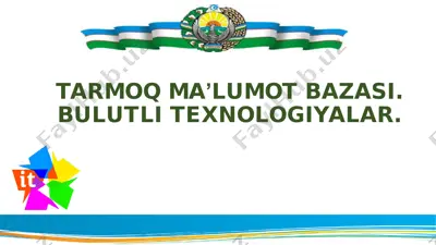kompyuter tarmoqi — PDF